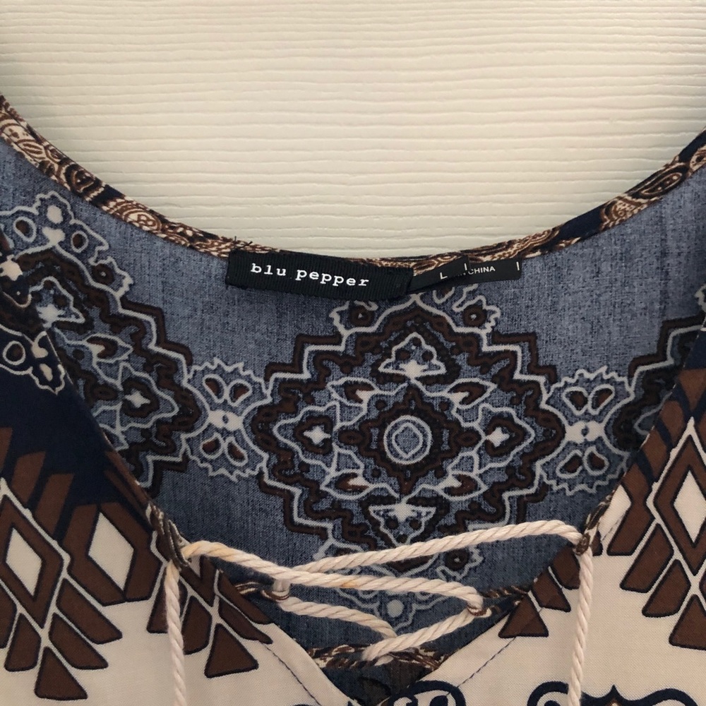 Boho Patterned Dress - Picture 2 of 4